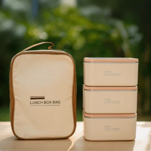 Lunch Box Set with Insulated Carry Bag