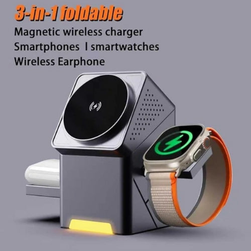 3-in-1 Magnetic Wireless Charger